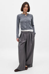 Essential Round Neck Cardigan