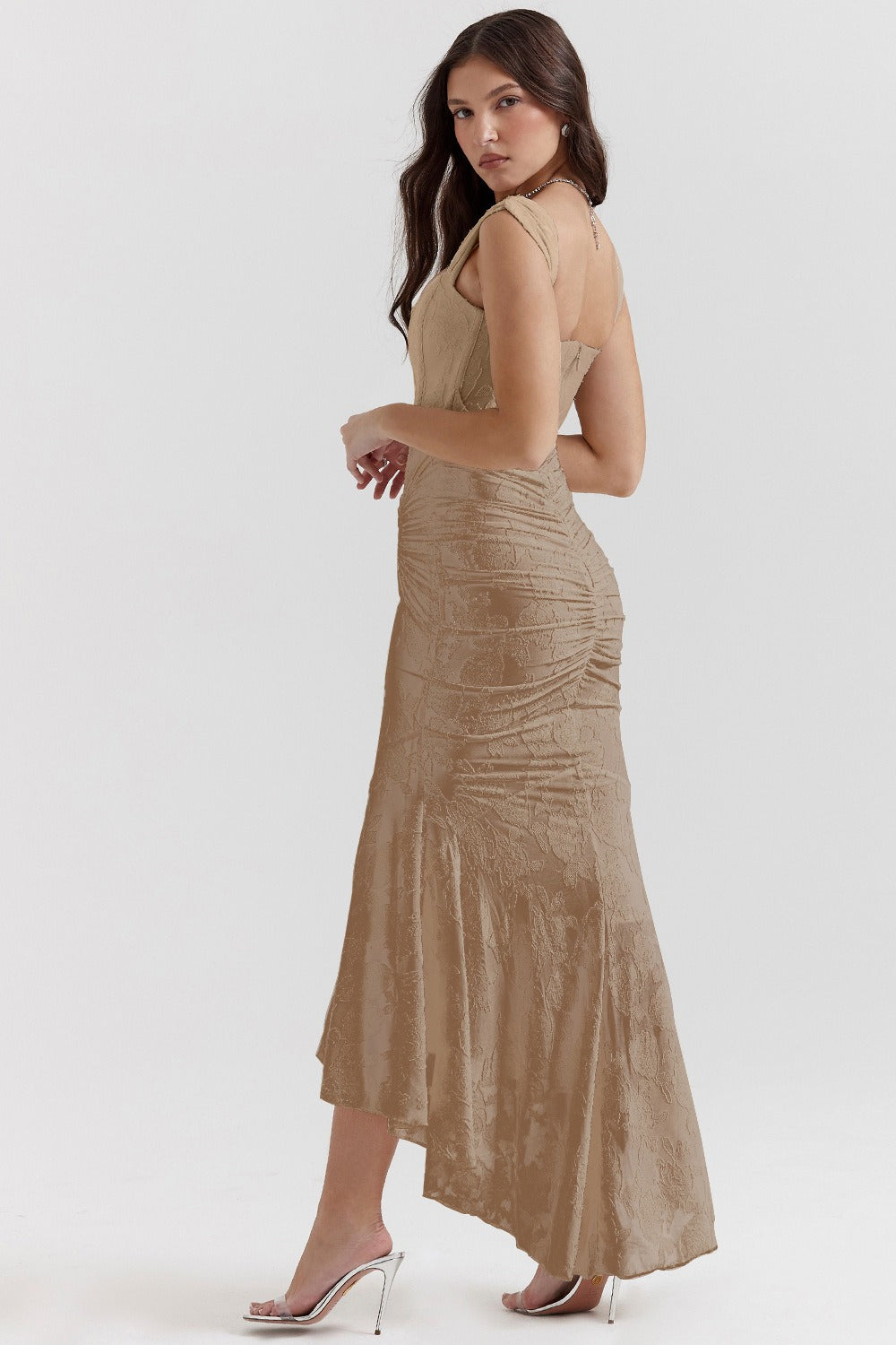 Boned Tailored Mermaid Formal Dress