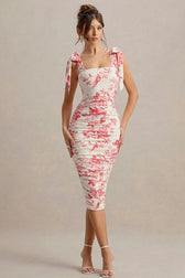 Bodycon Floral Dress