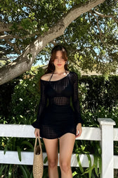 Sexy Long Sleeve Cover Up Three Piece Swim Set