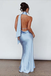 Backless Halter-Neck Dress