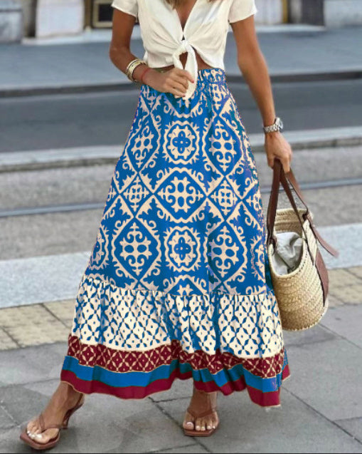 Zaida Elevated Boho Long Dress Everyday Luxe Edit