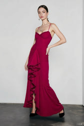 Silk Satin Sleeveless Vacation Dress
