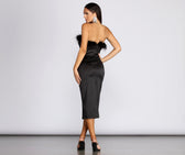 Satin Midi Dress
