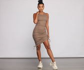 Ruched Mini Dress