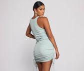 Ruched Mini Dress