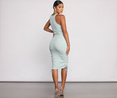 Ruched Mini Dress