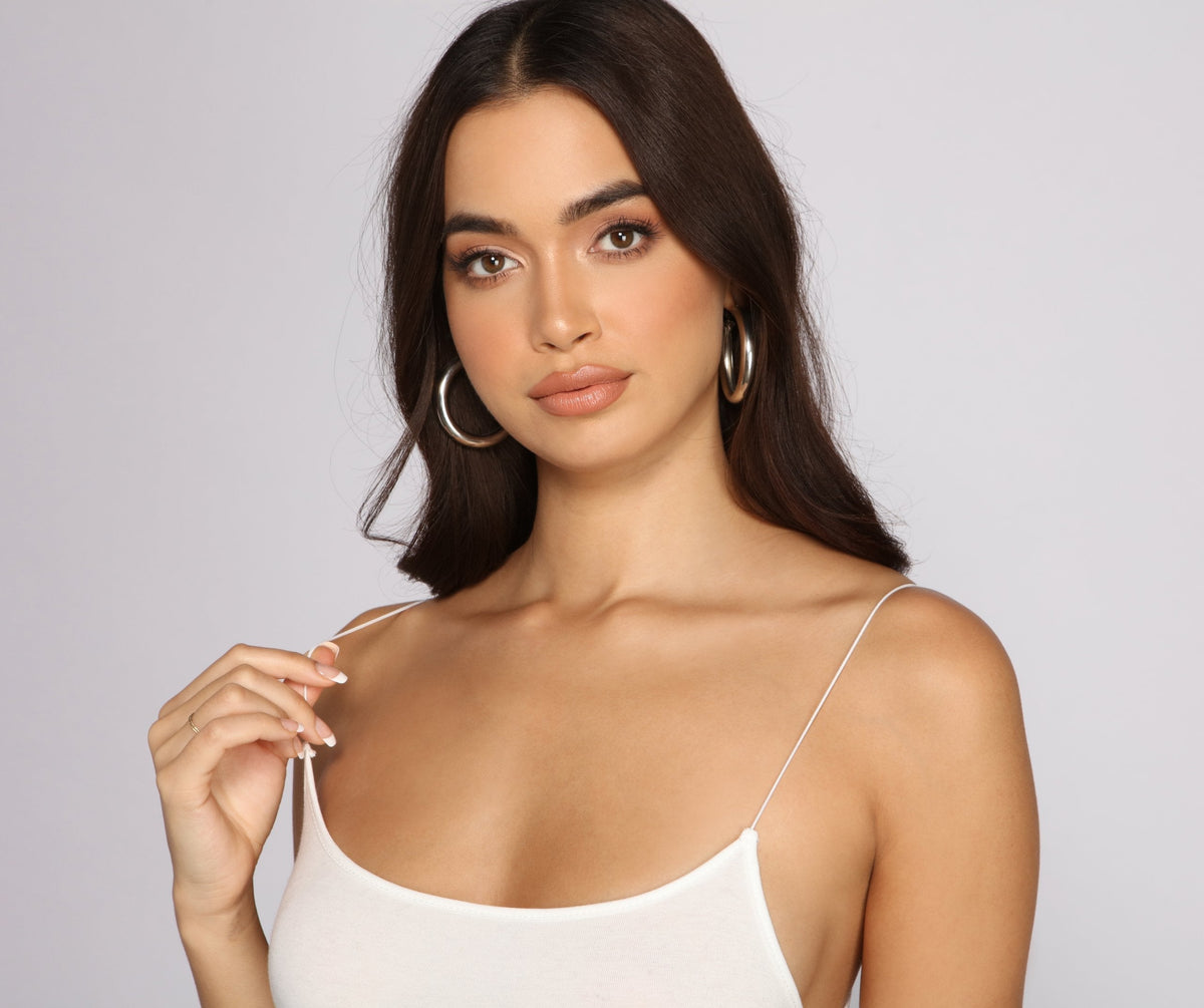 Scoop Neck Spaghetti Strap Knit Bodycon Mini Dress 6
