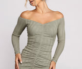 Ruched Mini Dress