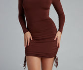 Ruched Mini Dress
