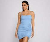 Ready To Ruche Mini Dress - Lady Occasions