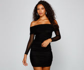 Chic Moment Mesh Bodycon Mini Dress - Lady Occasions