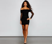 Chic Moment Mesh Charming Bodycon Mini Dress