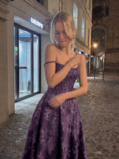 Spaghetti Strap Chiffon Floral Formal Dress