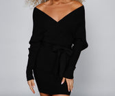 Ribbed Mini Dress