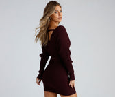 Ribbed Mini Dress