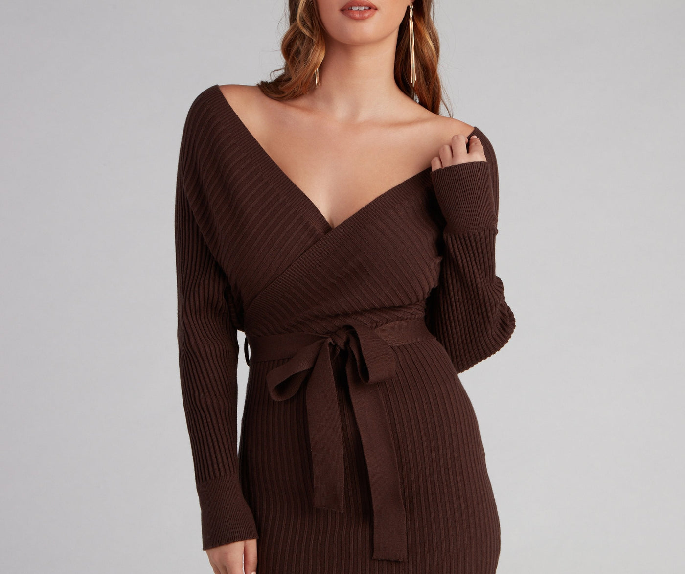 Ribbed Mini Dress