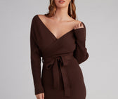 Ribbed Mini Dress