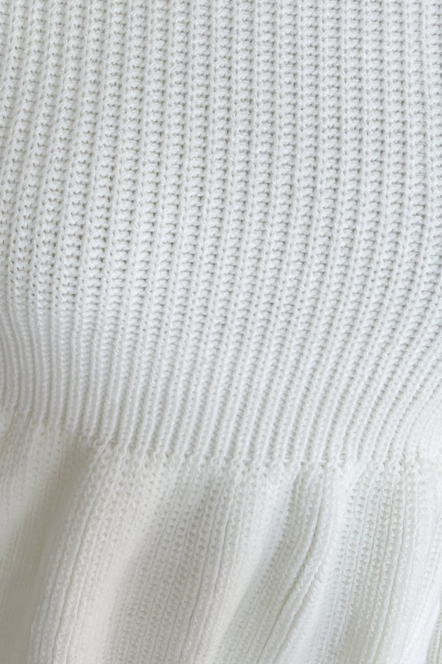 Loose Fit Knit Sweater Dress