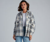 Plaid Shacket - Chill Out Beige / S Casual Woven Jackets