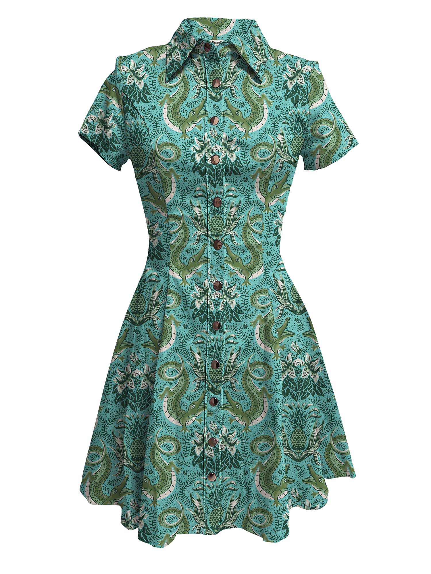 Gator Gala - 100% Cotton Dress
