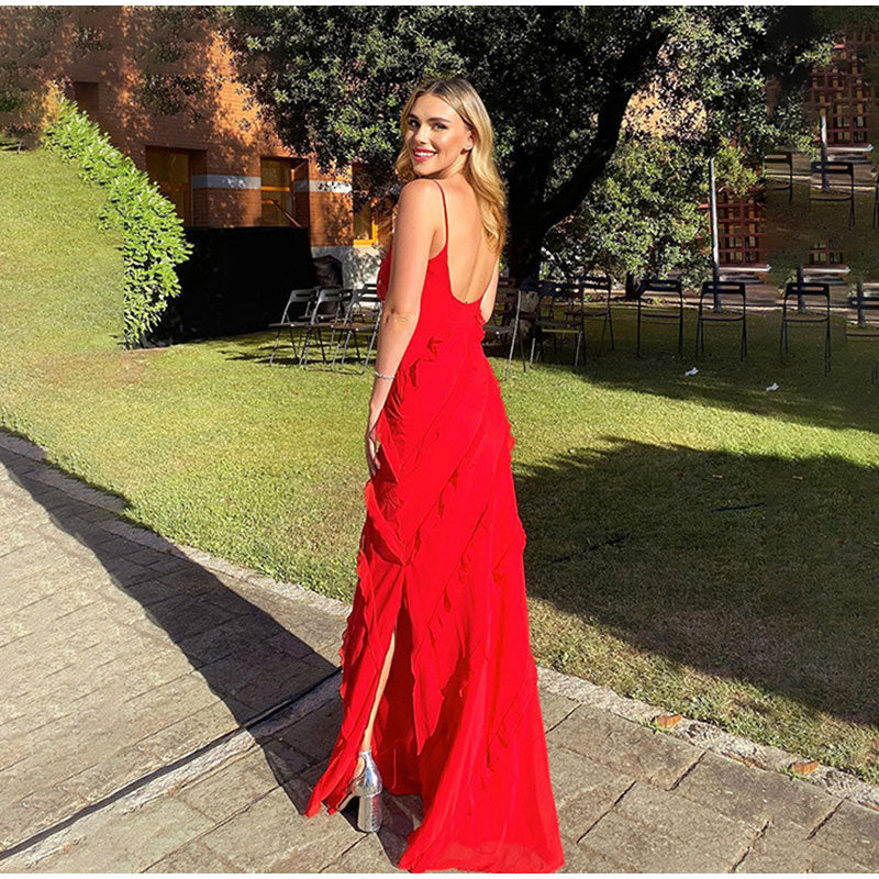 Shelby Exclusive Ruffled Dress Chic Silhouette Collection