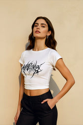 Sexy Cropped Fitted T-shirts