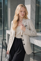 Elegant Long Sleeve Blazer