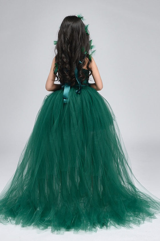 Forest Princess Dress Kid Halloween