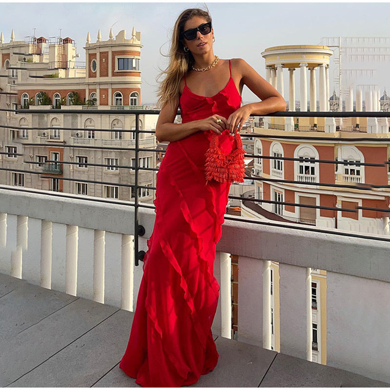 Shelby Exclusive Ruffled Dress Chic Silhouette Collection