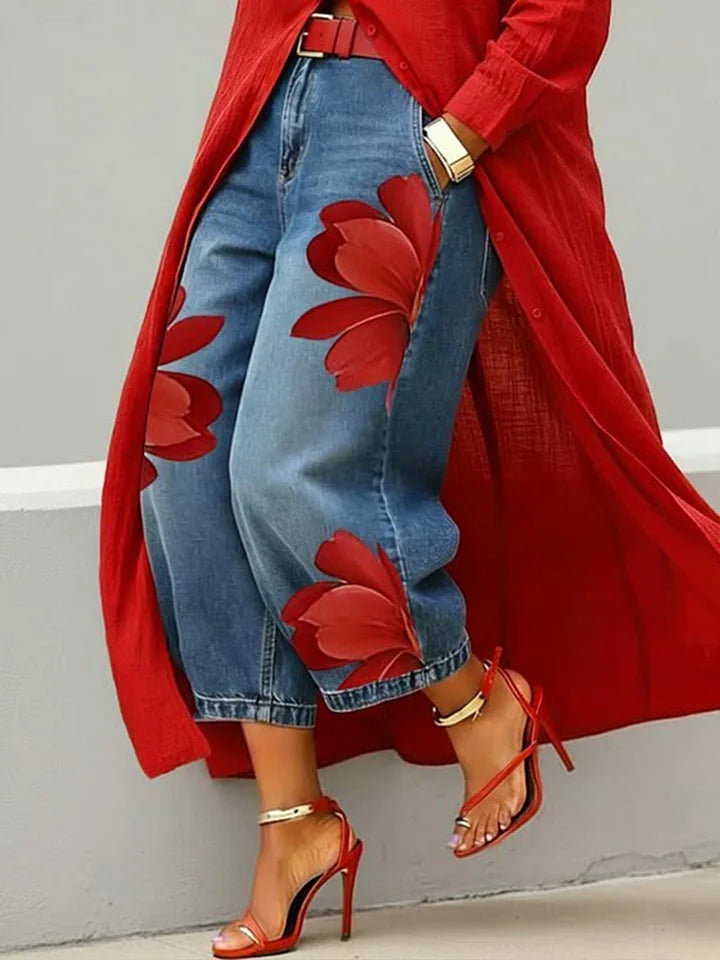 Victoria | Shirt Dress & Jeans Set