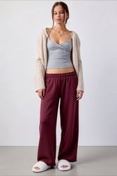 Crisscross V-Neck Ribbed Cami Top