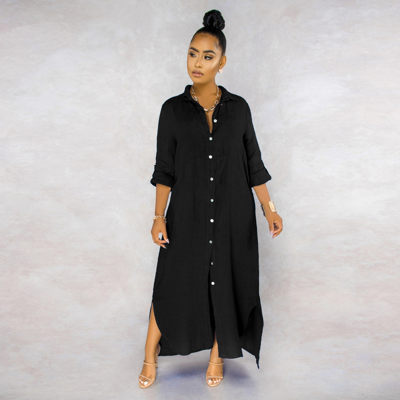 Silvia Exclusive Overshirt Dress Set Designer Edit