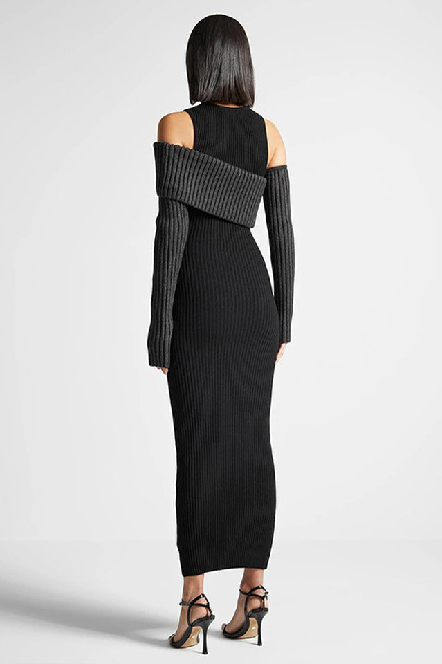 Overlay Knitted Dress