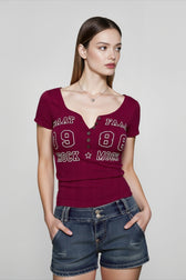 Vintage Fitted Solid T-shirts