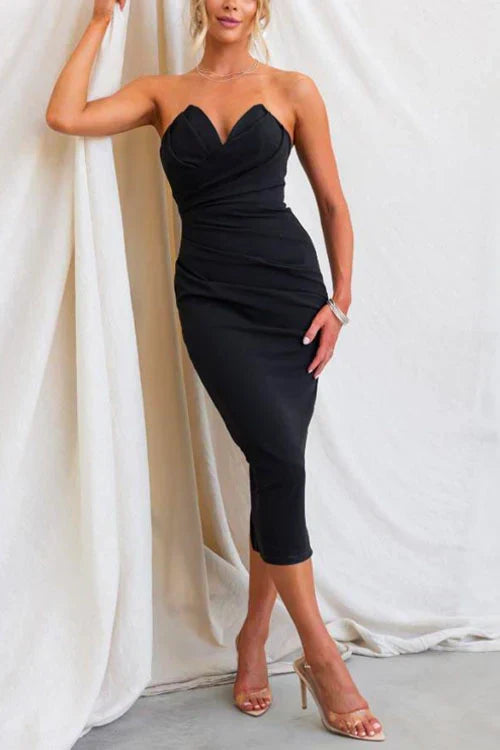 Dania Minimalist Sky Blue Cocktail Dress Designer Edit