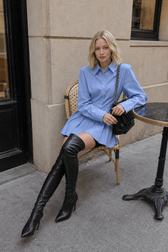 Elegant Cotton Tie Blouse