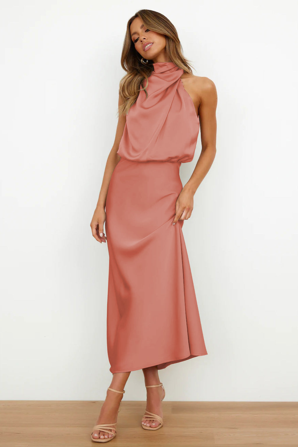 Verona™ | Elegant Backless Dress Light Pink (Almost Sold Out)