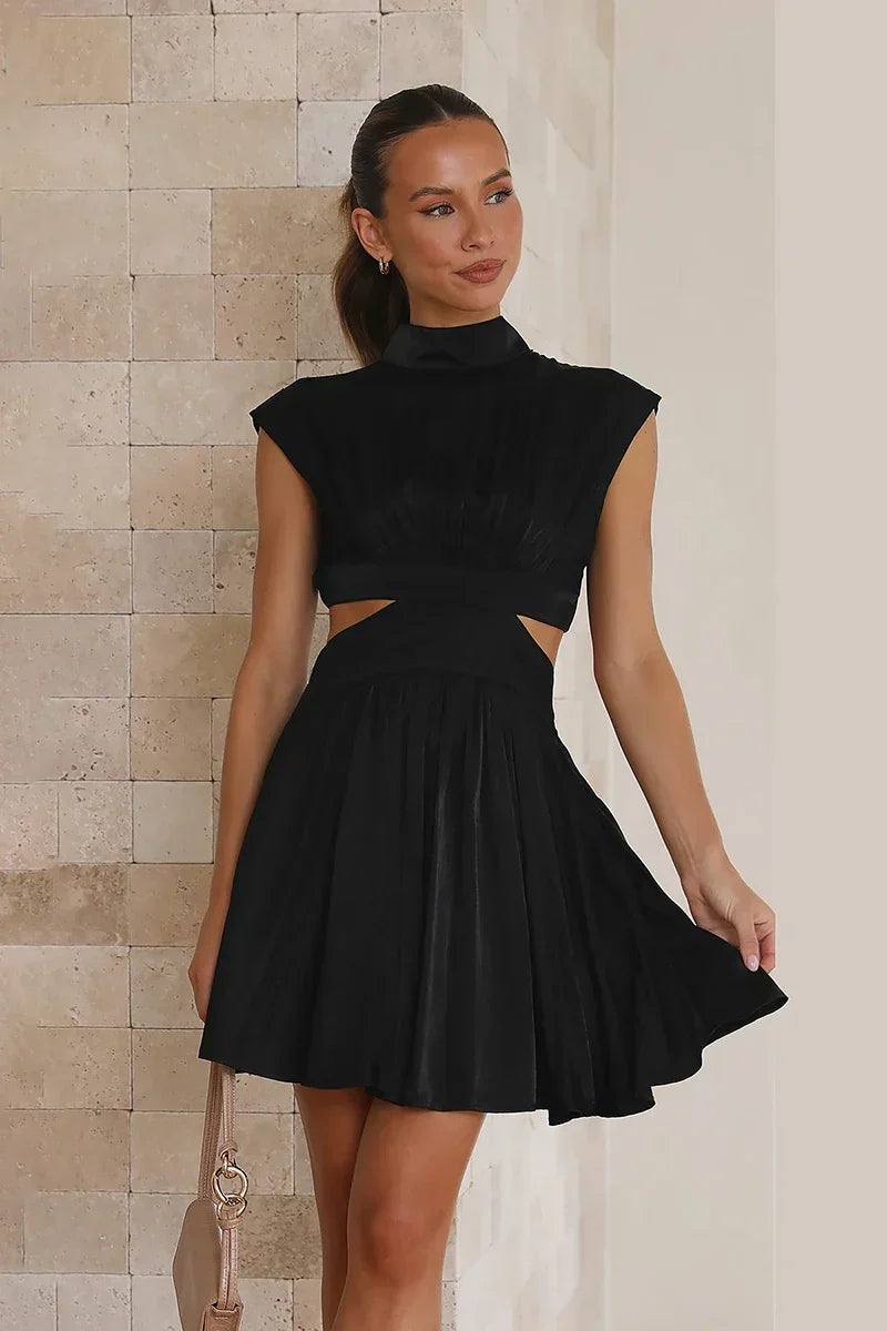 Xandra Exclusive Mini Dress Black Boutique Collection