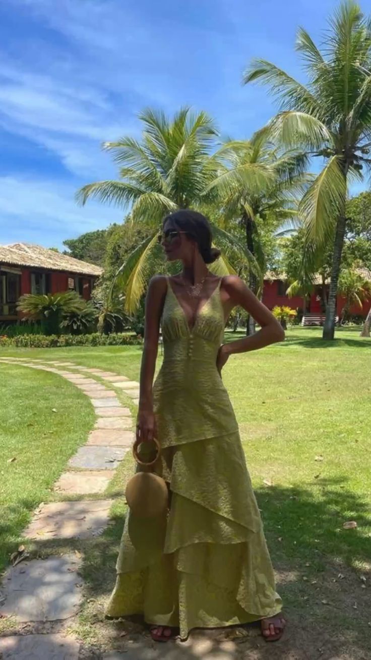 Elegant V-neck Spaghetti Strap A-line Long Prom Dress