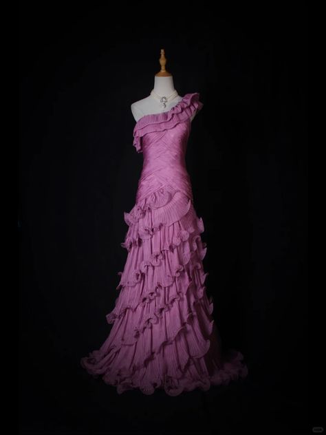 One Shoulder Formal Dress Mermaid Chiffon Evening Gowns Stunning Prom Dresses