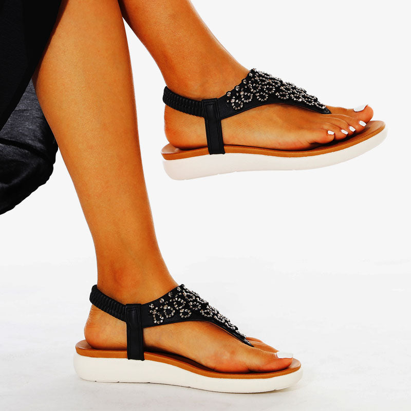 Ankle Strap Casual Elastic Fashion Sandals
