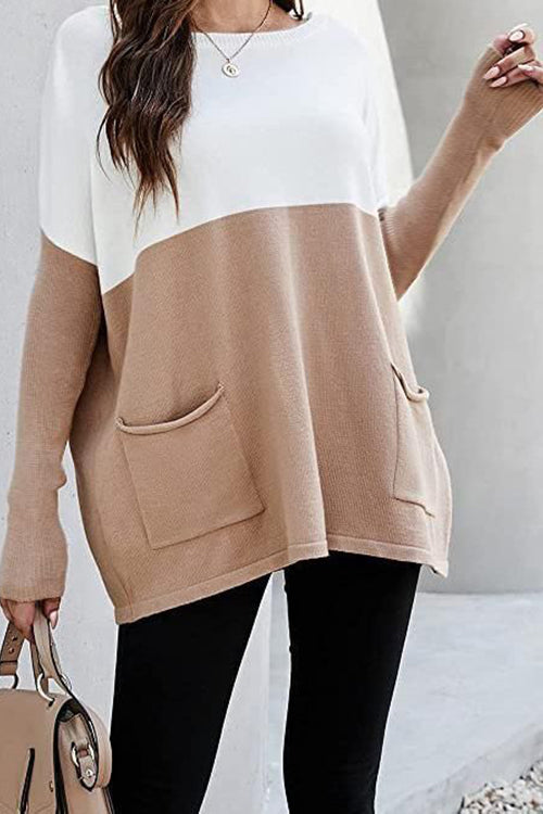 Get Comfortable Double Pocket Sweater