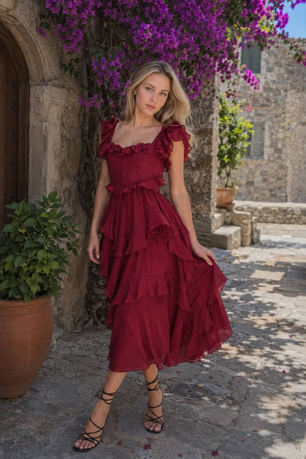 Backless Lace Dress
