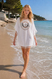 Crochet Cover Up Boho Dress