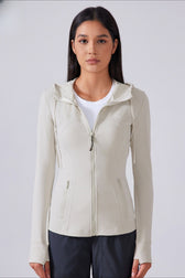 Drawstring Fitted Performance Hoodie