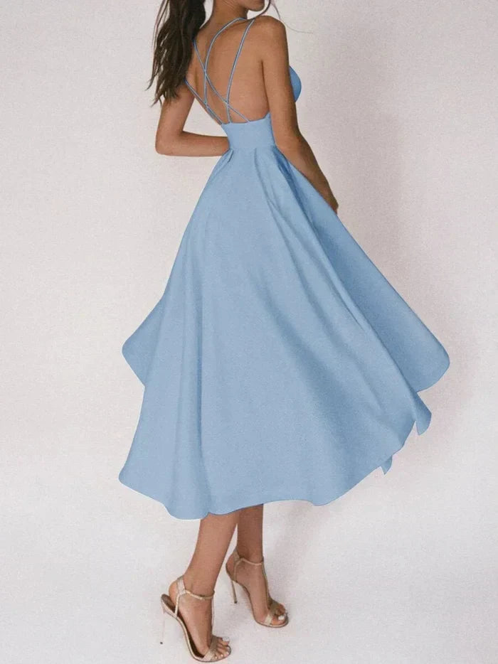 Yolanda V Neck Dress Dress with Relaxed Fit and Comfort Fit Design