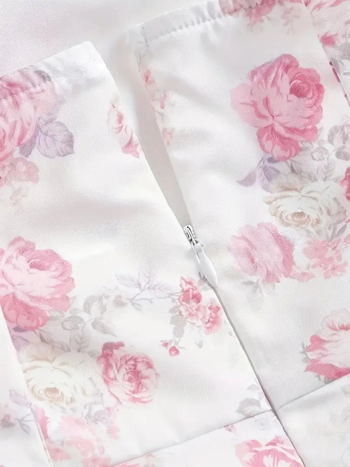 Ruffled Hem Floral Tie-Strap Mini Dress
