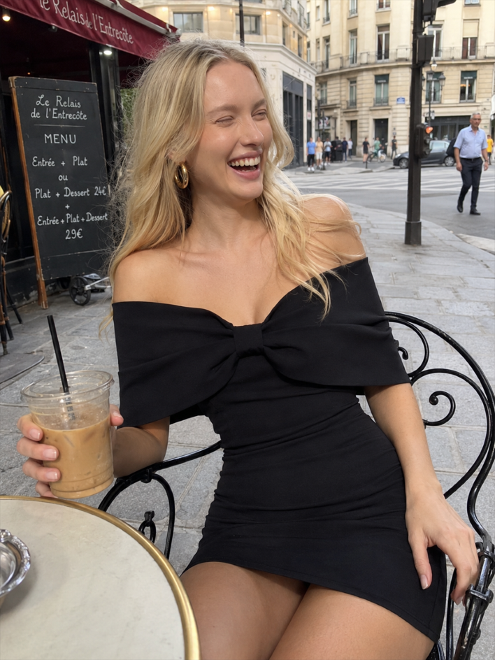 Off-the-shoulder Bodycon Cocktail Dress