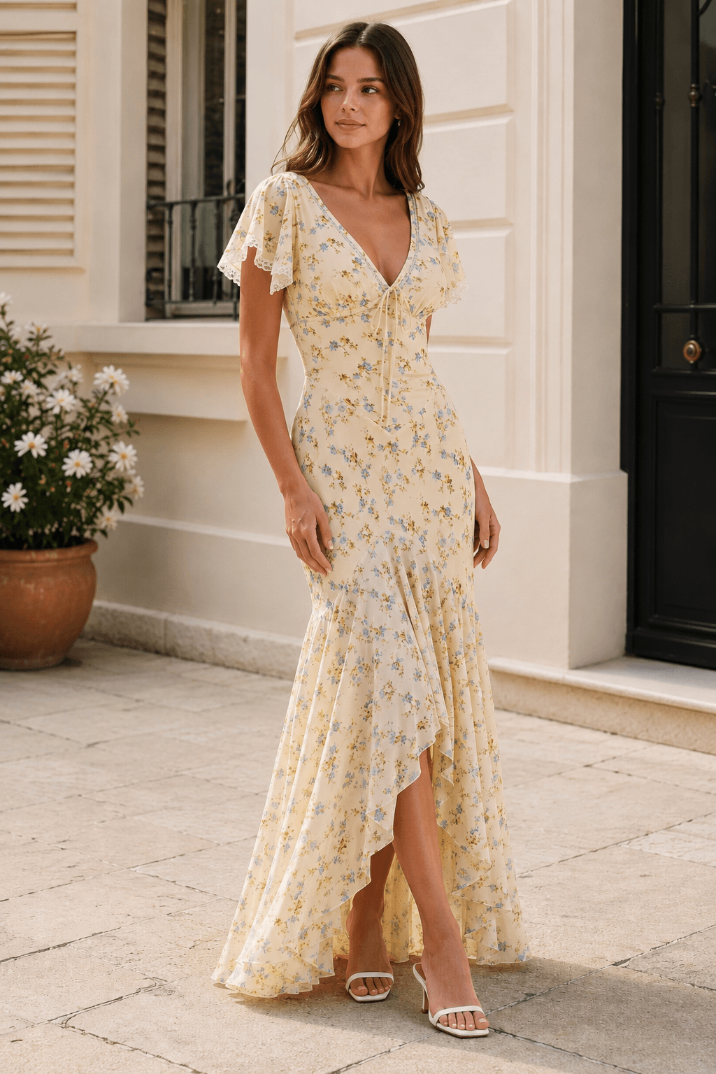 Lace Floral Dress